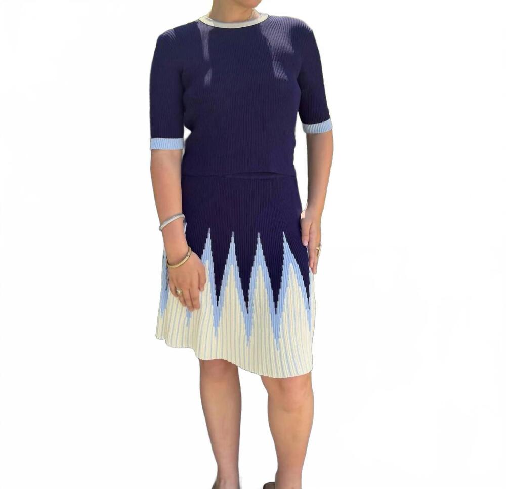 NEW SILVIAN HEACH wokha skirt in blue